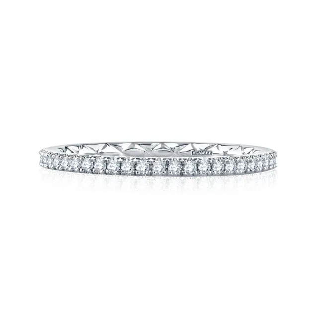 A.Jaffe Stackable Rings Delicate Quilted Anniversary Band WR1024Q/24