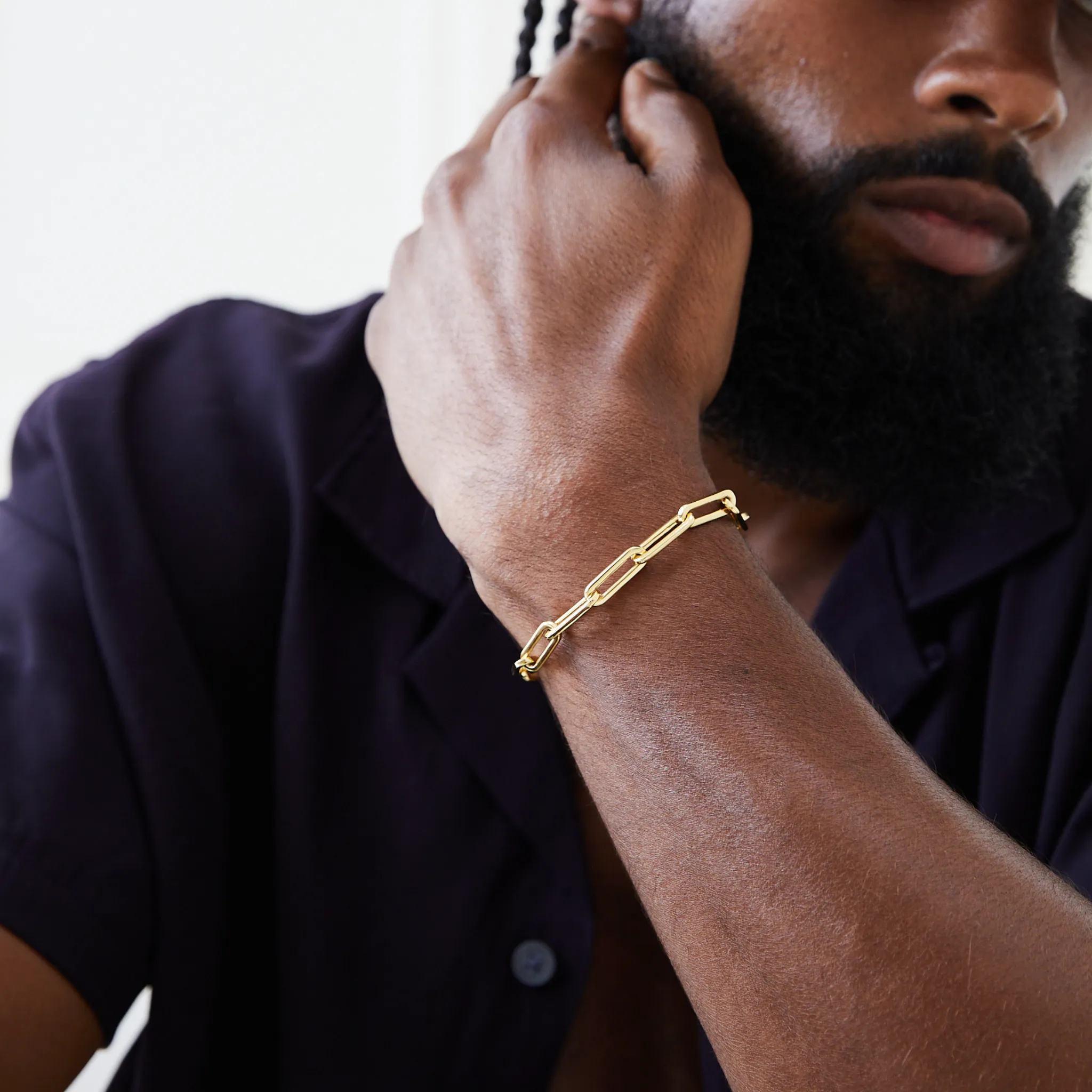 Beckham Bracelet, Gold Vermeil