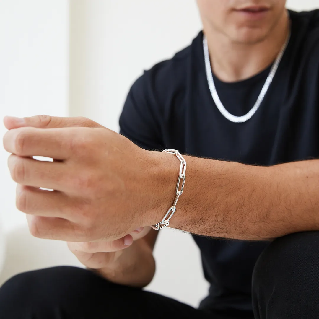 Beckham Bracelet, Sterling Silver