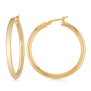Ben Garelick Classic Gold Hoop Earrings