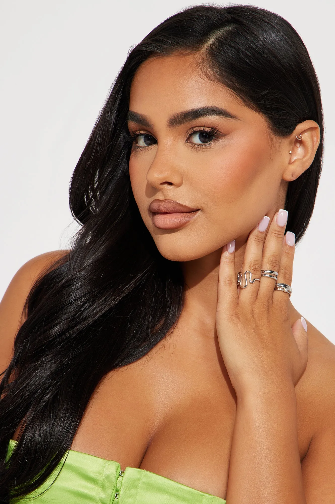 Best To Me 5 Piece Ring Set - Silver