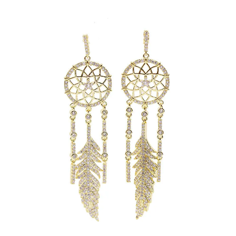 Bling Bling Dream Catcher Earrings
