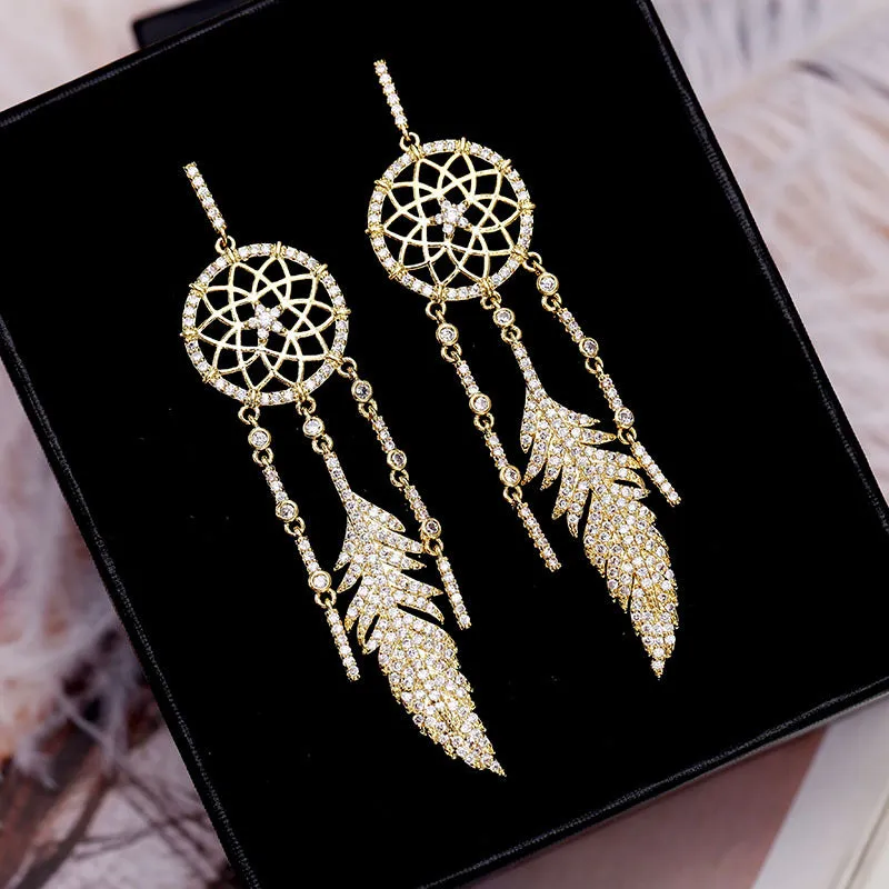 Bling Bling Dream Catcher Earrings
