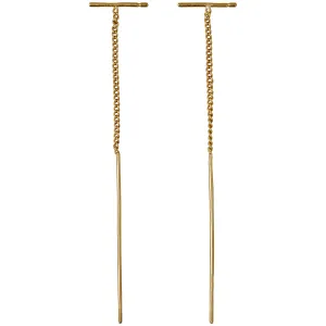 BRIELLE earrings gold-plated