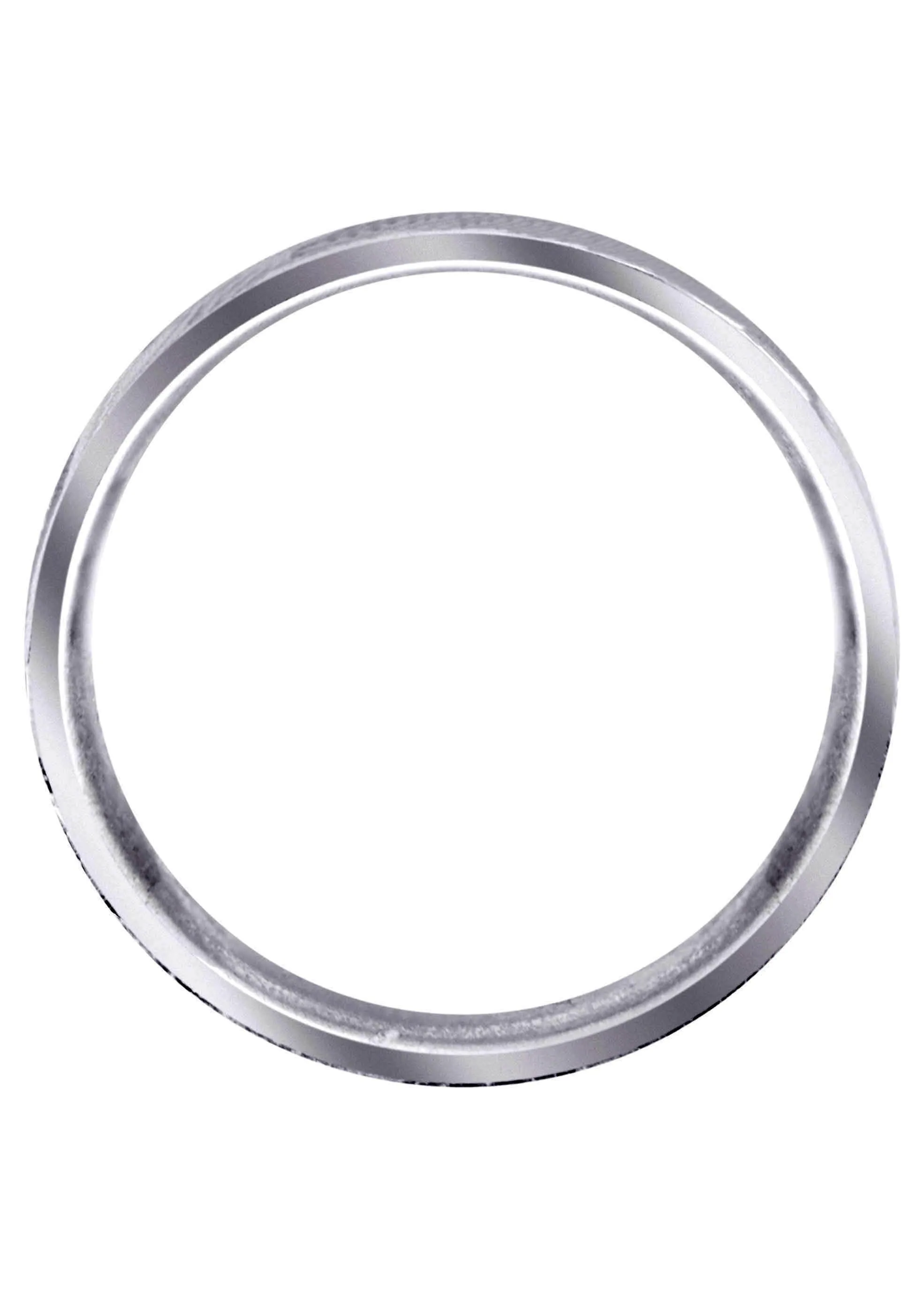 Carved Simple Mens Wedding Band | Cross Satin Finish (Aaron)