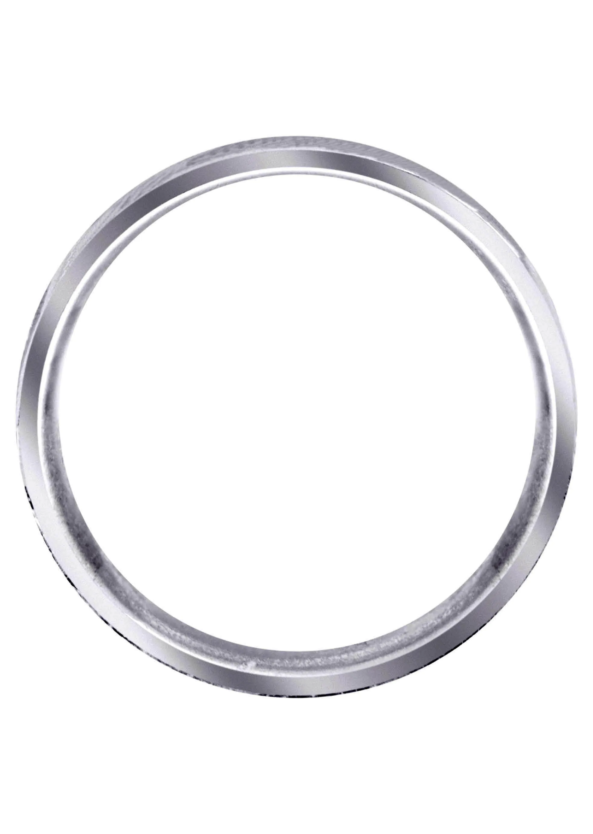 Carved Simple Mens Wedding Band | Cross Satin Finish (Gabriel)