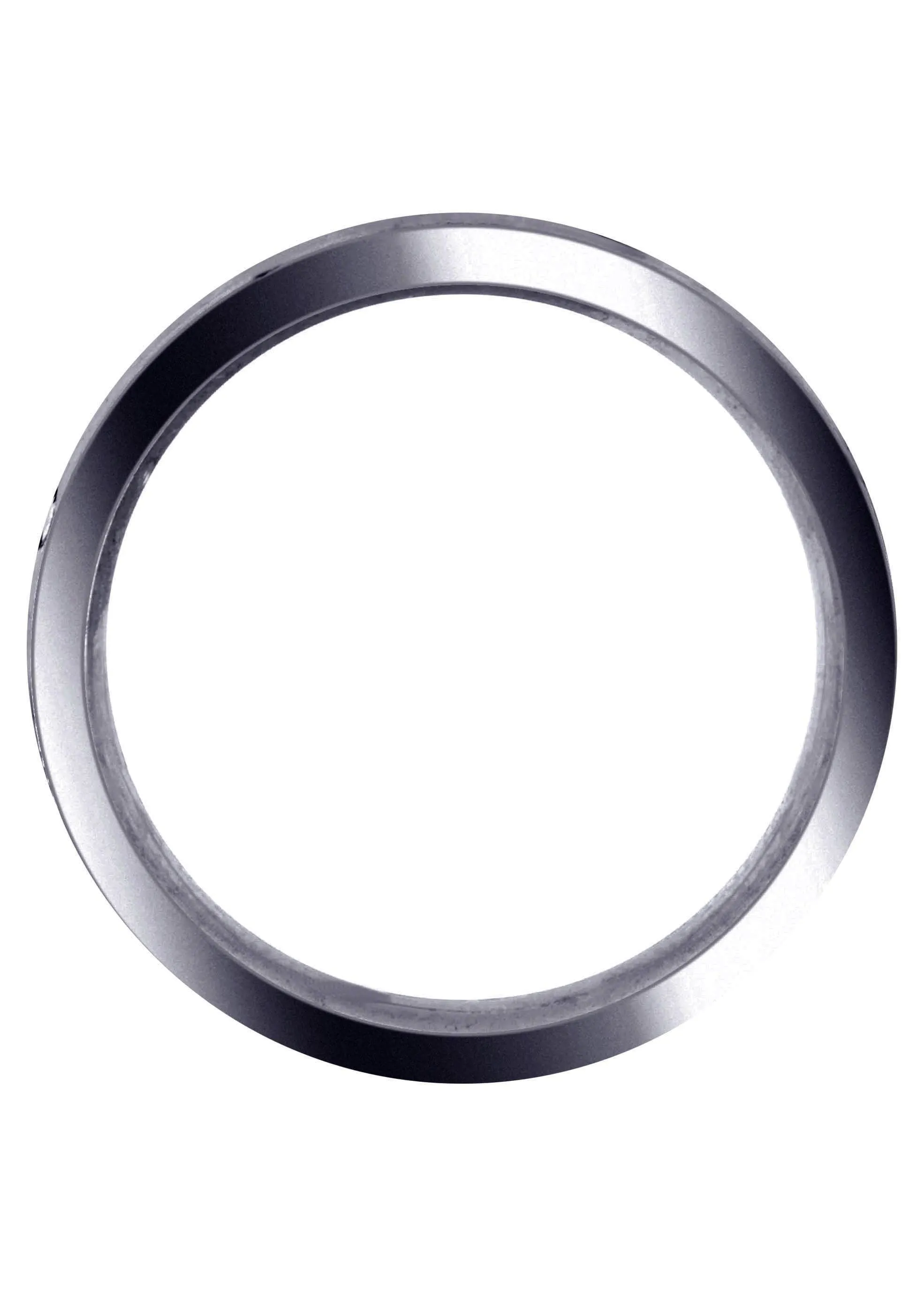Carved Simple Mens Wedding Band | Sand Blast Finish (Roman)