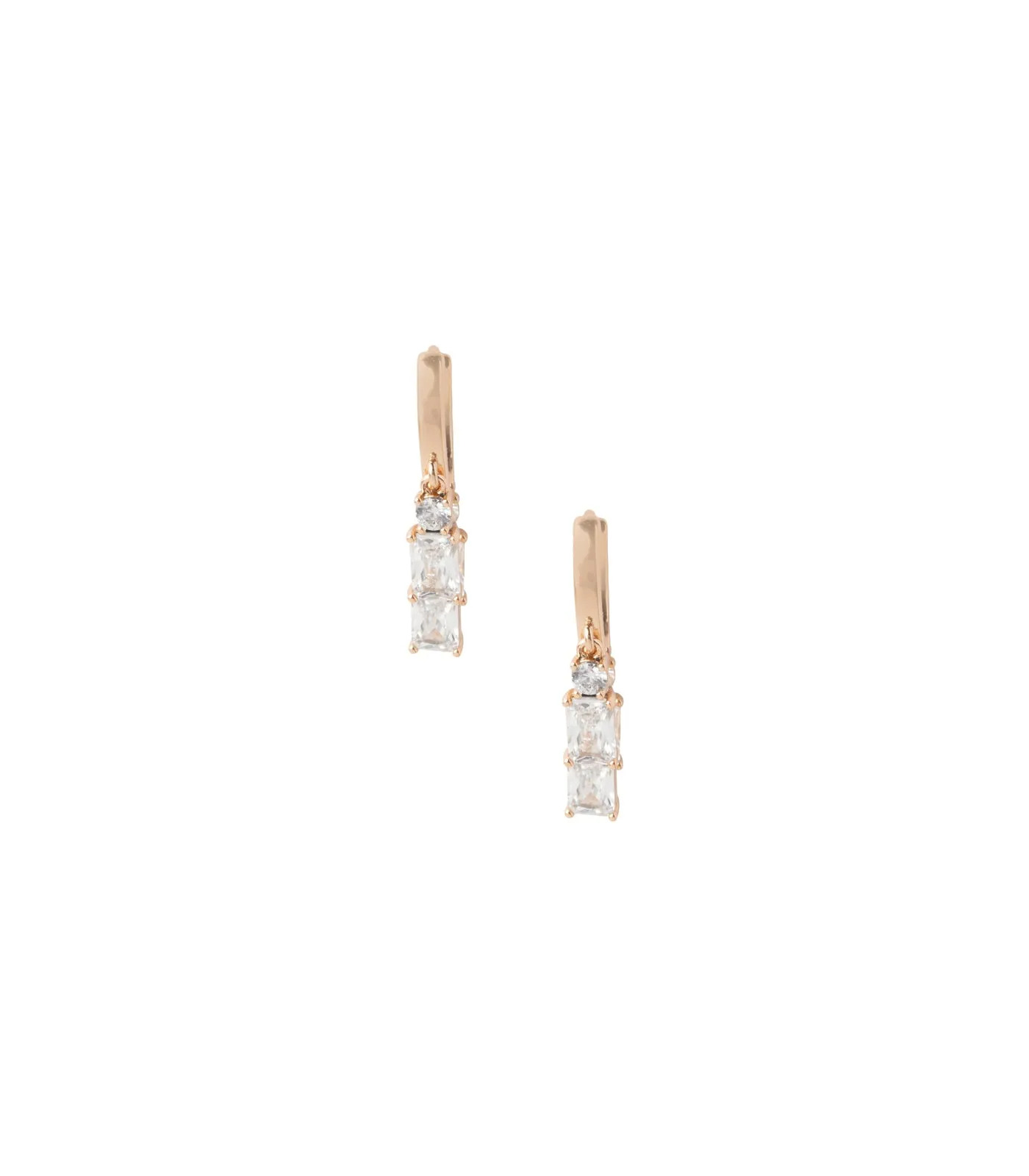 Classic Danglers Hoops (Brass)