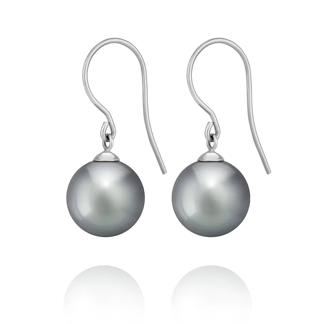 Classic French Hook Earrings - White Gold - ERFHWG1050001
