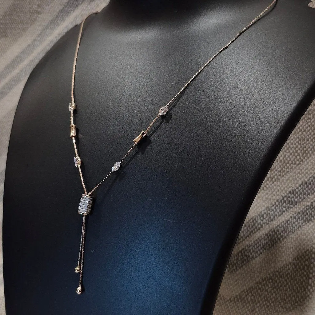 Crystal beaded chain for her daily office college party wears