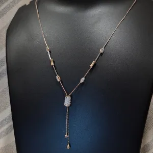 Crystal beaded chain for her daily office college party wears