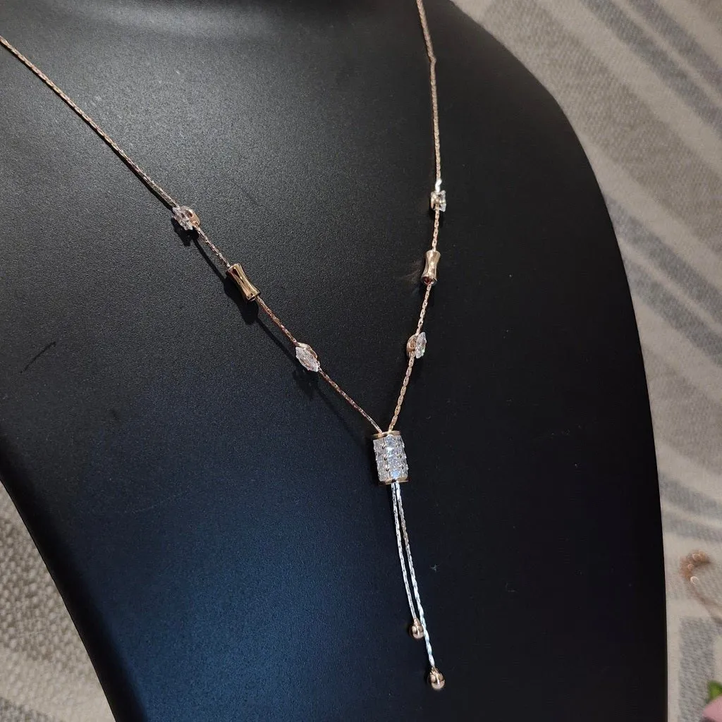Crystal beaded chain for her daily office college party wears