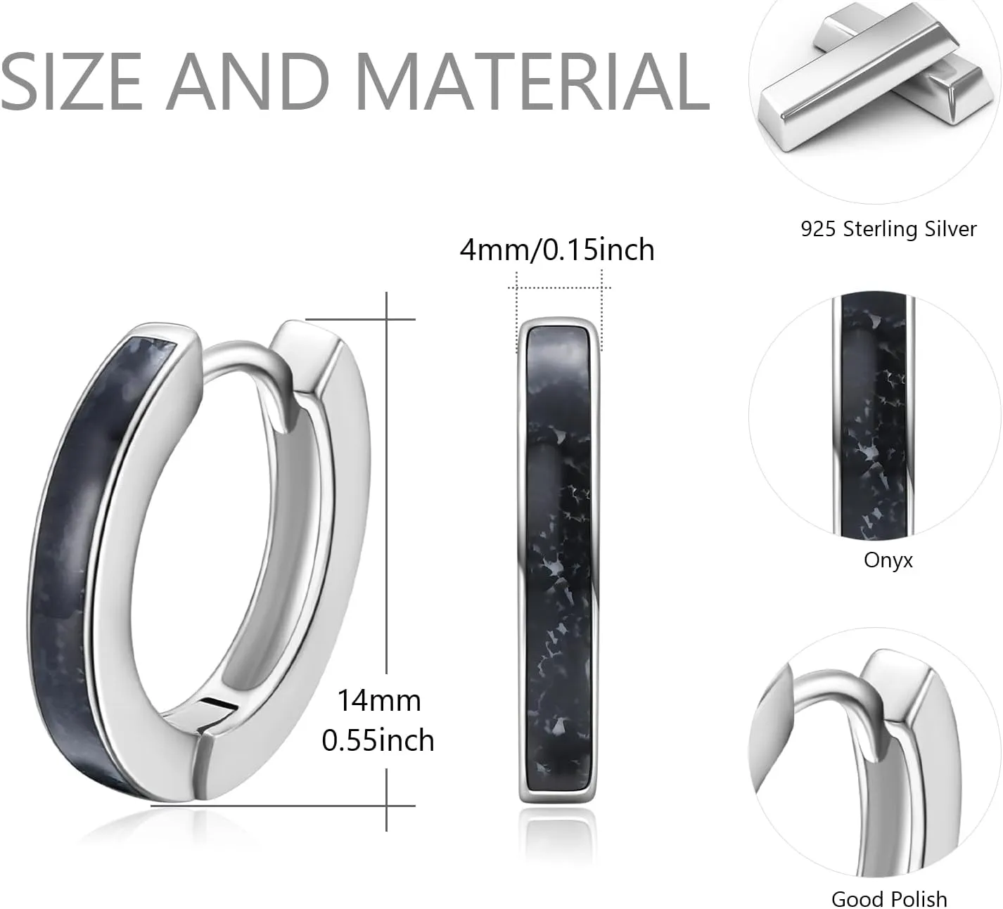 CUOKA MIRACLE Hoop Earrings for Women Opal Hoop Earrings Hinged Huggie Earrings 925 Sterling Silver Hypoallergenic Earrings for Sensitive Ears Simulated Opal Colorful Jewelry Birthday Christmas Gift