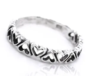 Cut Out Alternating Heart Band