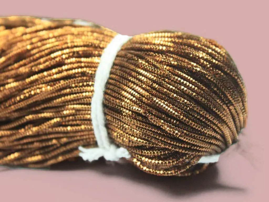 Dark Golden Nakshi / Bullion Wire