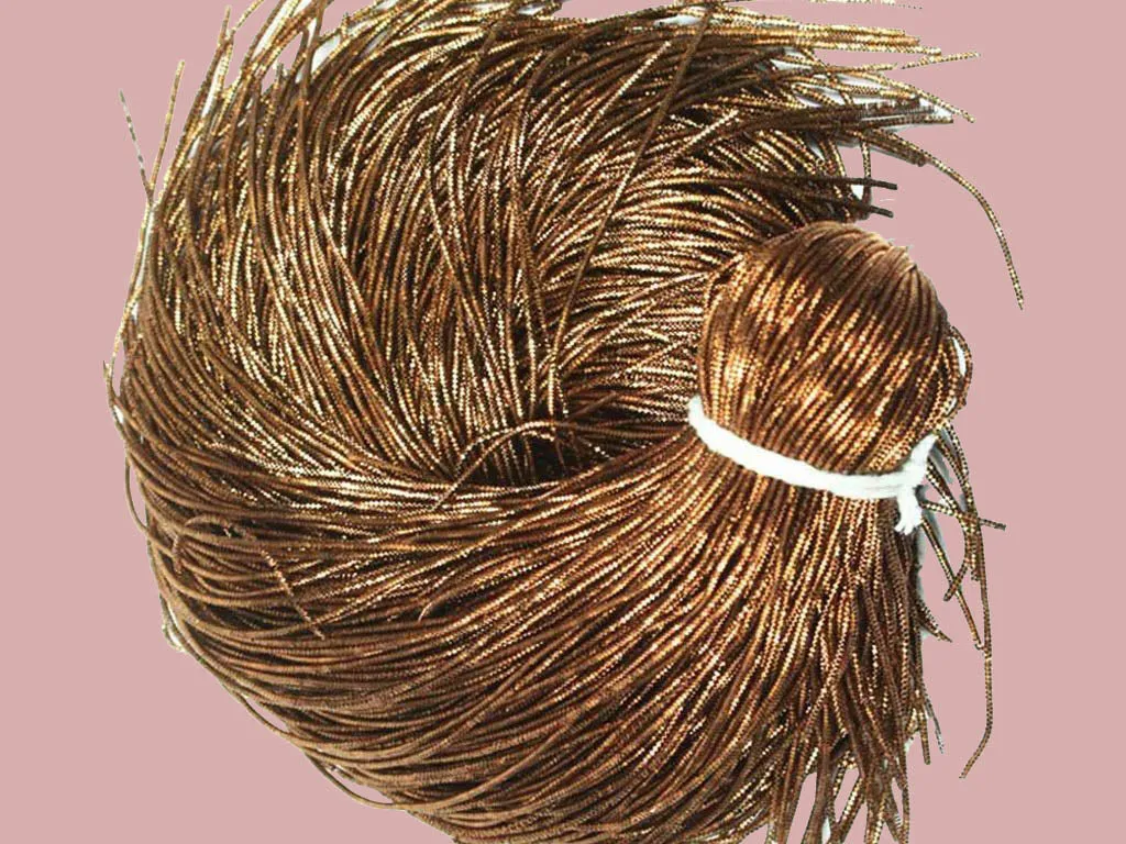 Dark Golden Nakshi / Bullion Wire