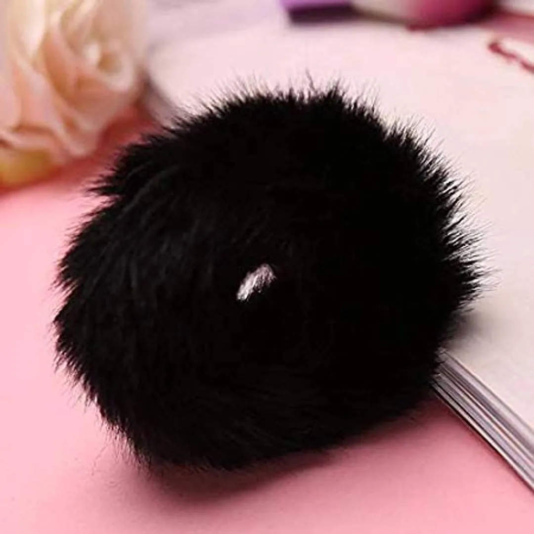 Elastic Fur Hair Rubber Bands Tie Ponytail Holder (6 pieces)