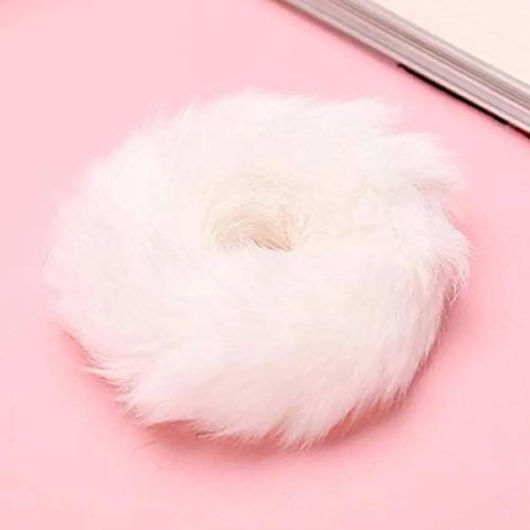 Elastic Fur Hair Rubber Bands Tie Ponytail Holder (6 pieces)