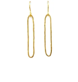 Elongated Earrings, Medium
