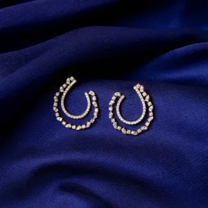 Everlasting Sparkle - Half Bali Earrings