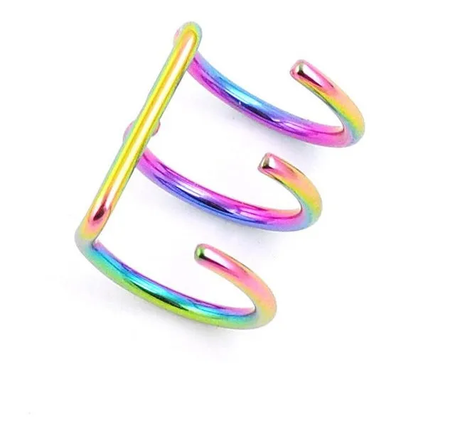 Golden Lip/Ear Rings