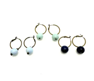 Great Balls of Agate Earrings