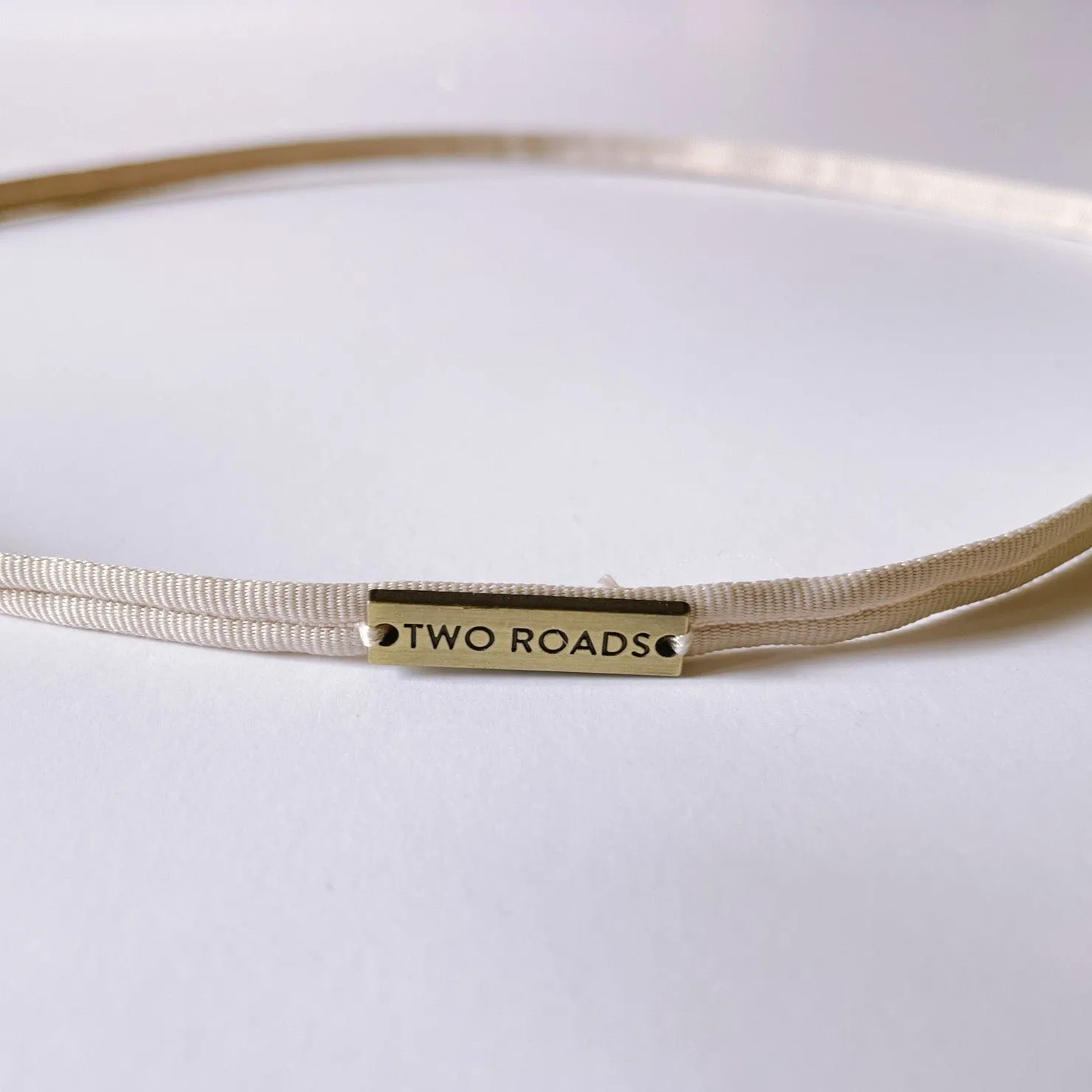 GROSGRAIN HAT BAND - IVORY