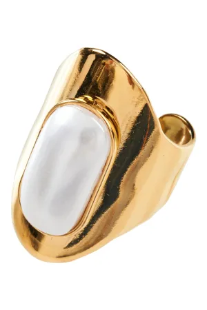 Heritage Ring - Oval Pearl