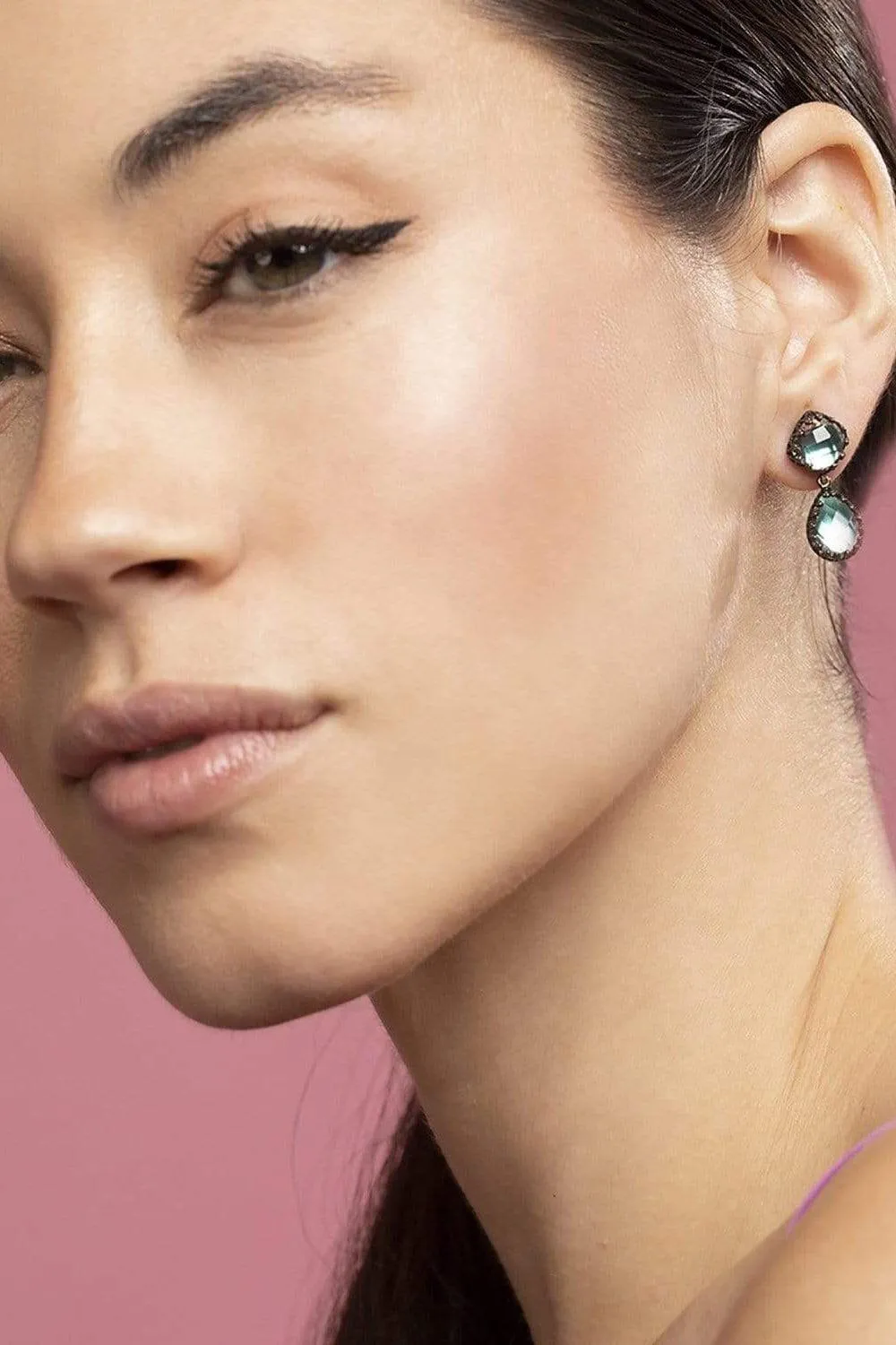 Jane Earrings - Mint