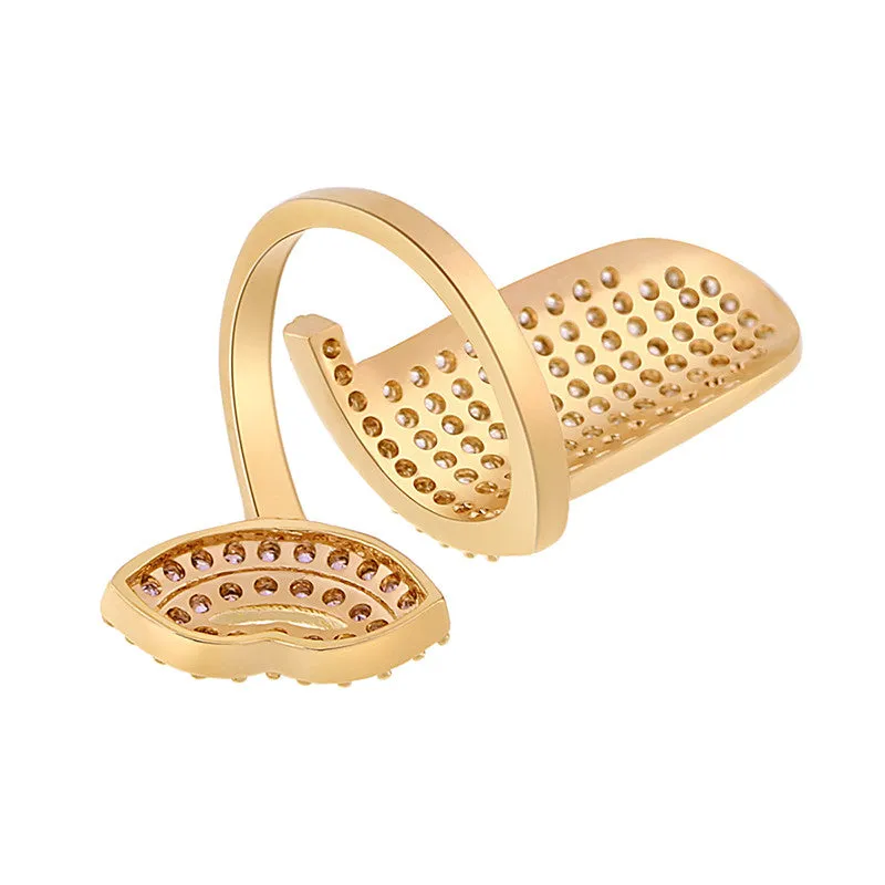 K Lipstick Ring