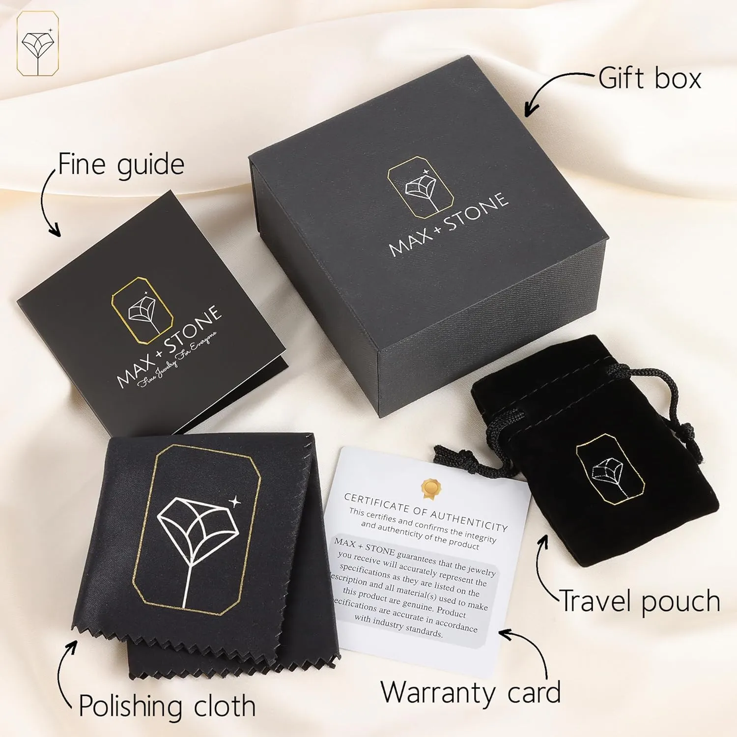 MAX   STONE 10K Gold 3.0 Carat Princess Cut Cubic Zirconia Engagement Ring with Wedding Band Set | CZ Wedding Rings for Women in Size 4.5 to 9 with Gift Box