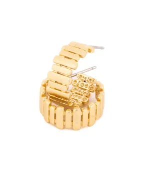 Michelle McDowell Aubrey Small Gold Hoops