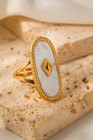 Ocean Mother Of Pearl Ring