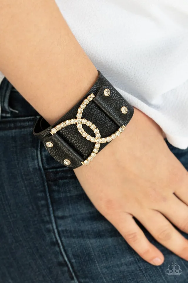 Paparazzi Bracelet ~ Couture Culture - Gold