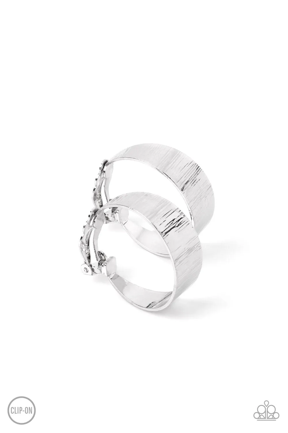 Paparazzi Versatile Velocity - Silver Earring