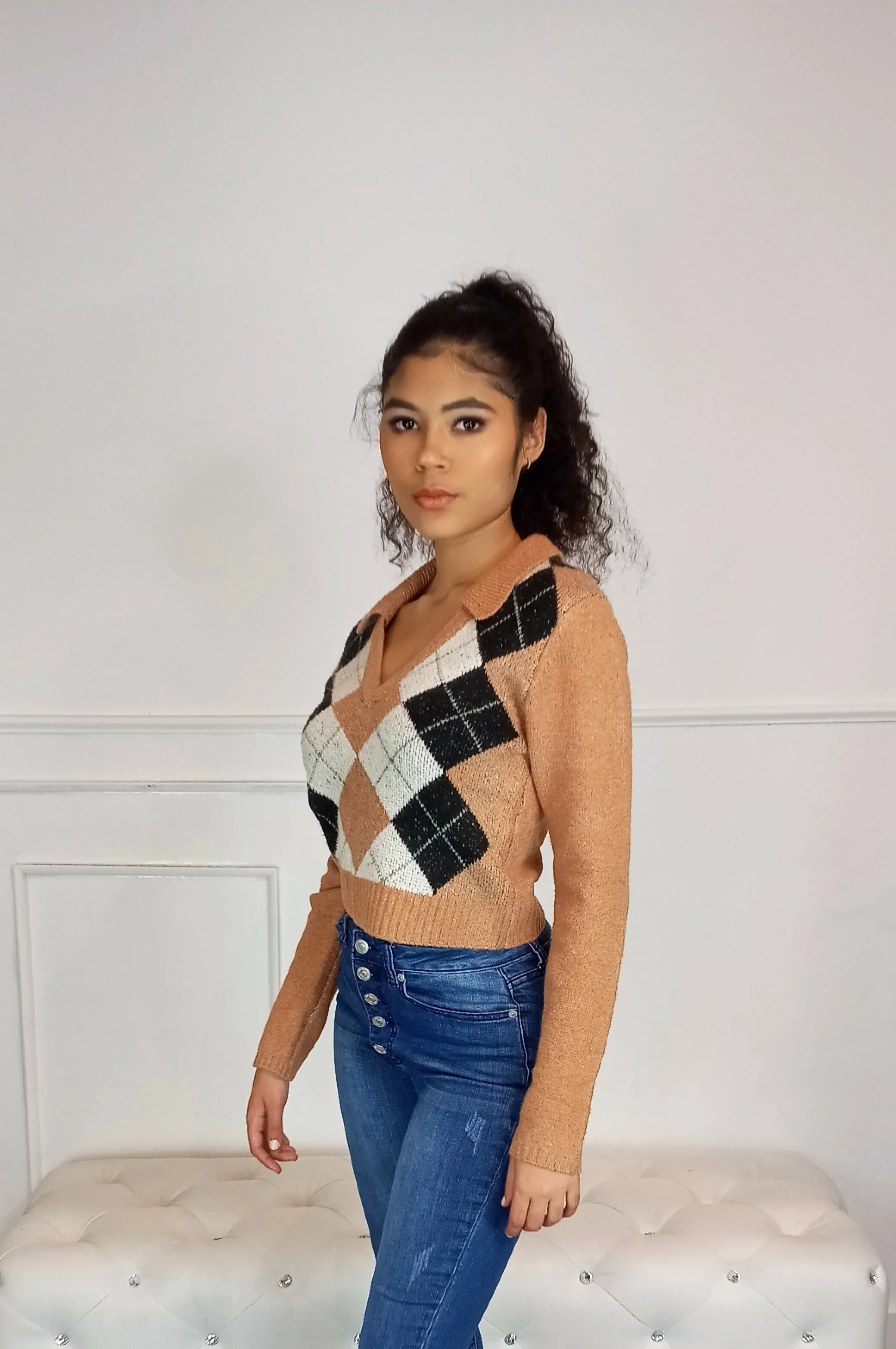 PERFECT Argyle Sweater