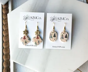 Polymer Clay Earrings - Christmas Trees (Wholesale)