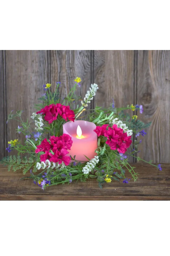 Raspberry Orchard Candle Ring