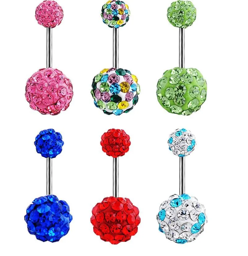 Rhinestone Navel/Eyebrow Rings