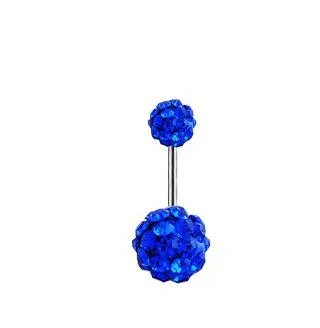 Rhinestone Navel/Eyebrow Rings