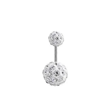 Rhinestone Navel/Eyebrow Rings