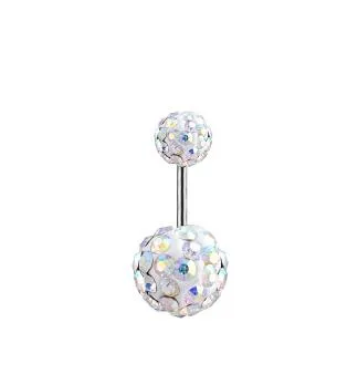 Rhinestone Navel/Eyebrow Rings
