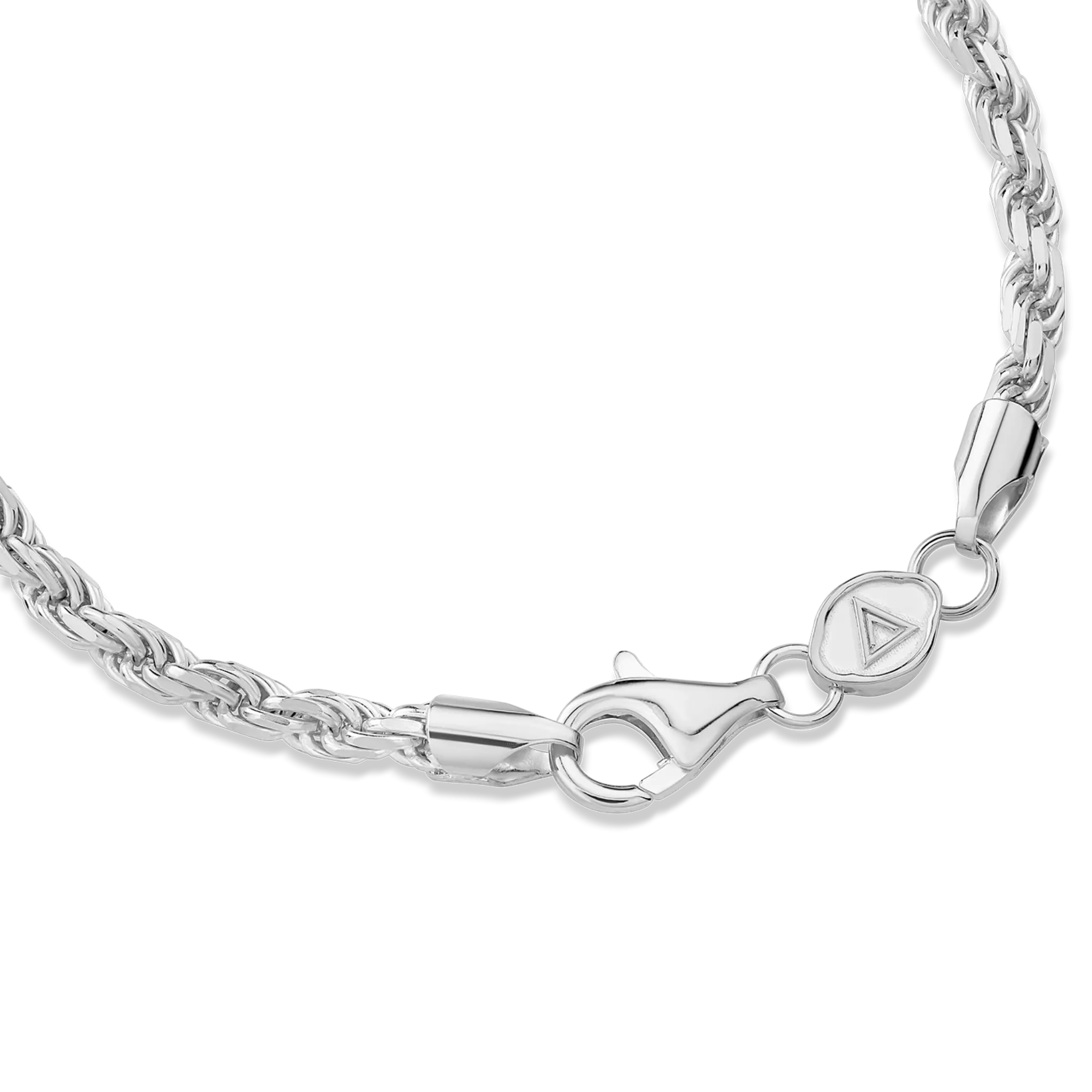 Rope Bracelet, Stainless Steel (3.5mm)