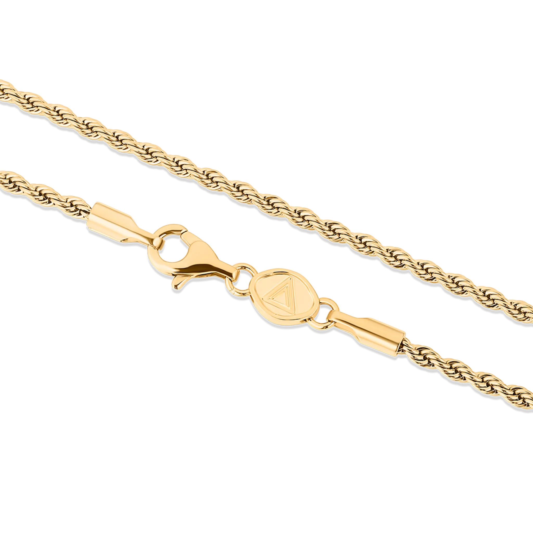 Rope Chain, Gold/Stainless Steel (2.3mm)