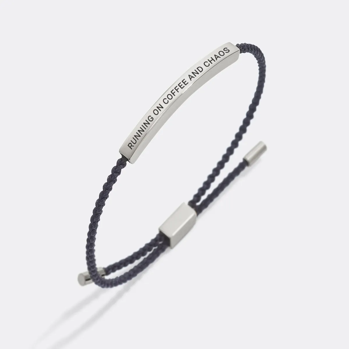Running on Coffee and Chaos Inspire Bracelet