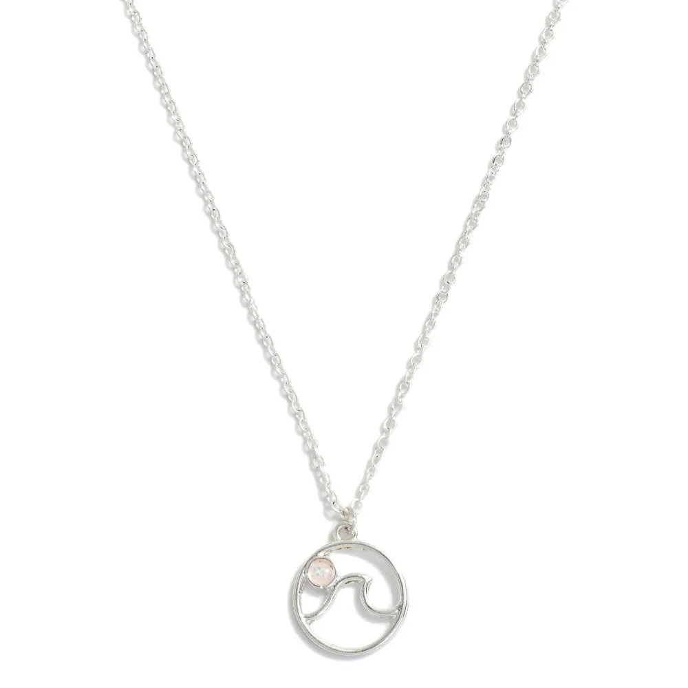 SILVER WAVE NECKLACE