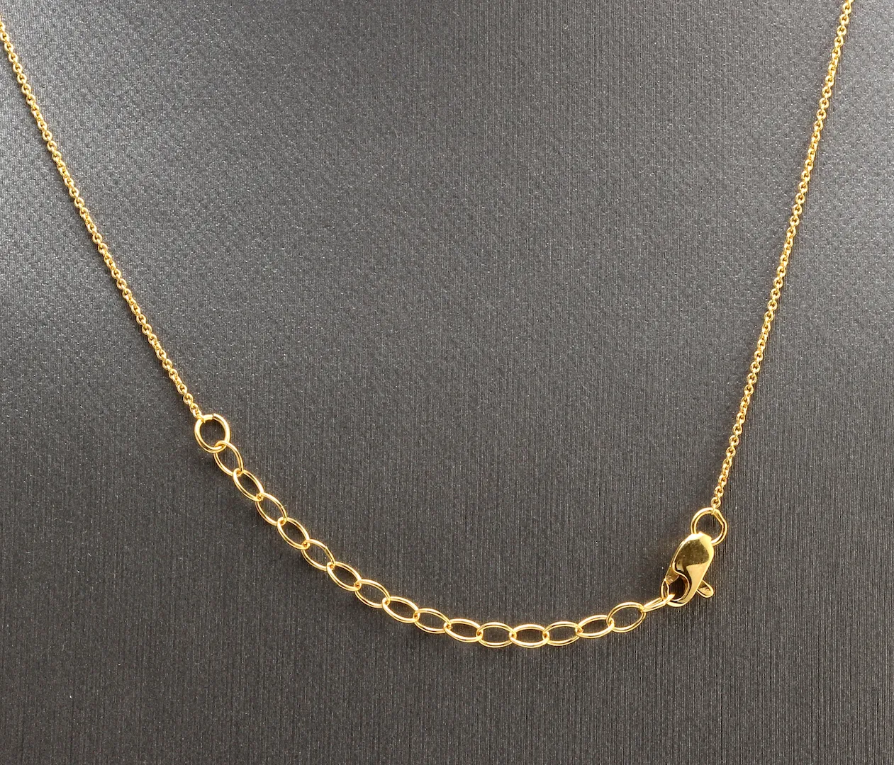 Splendid 14k Solid Yellow Gold Infinity Necklace with Natural Diamond Accent and Rough Rubies