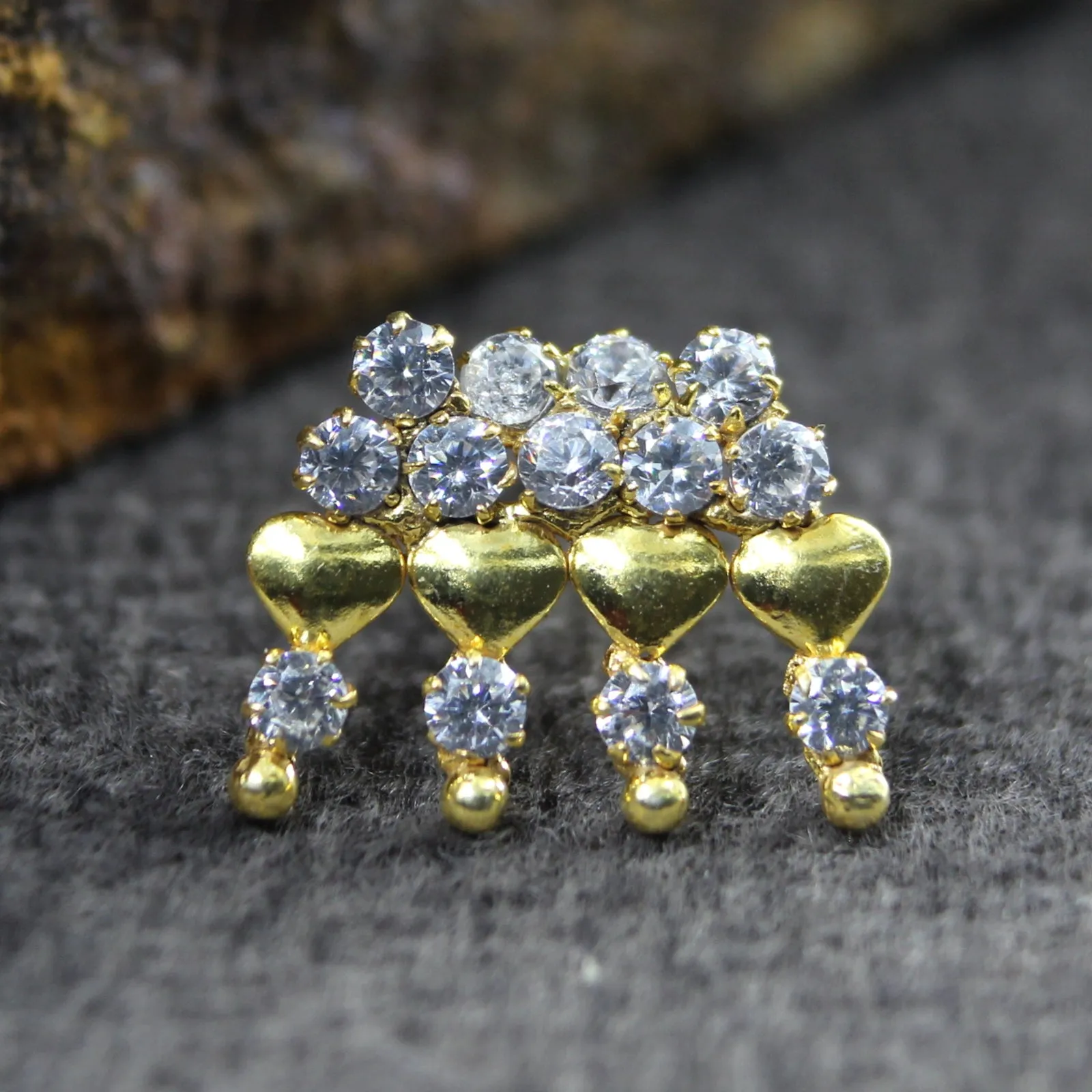 Trendy Fashion Sterling Silver Nose pin