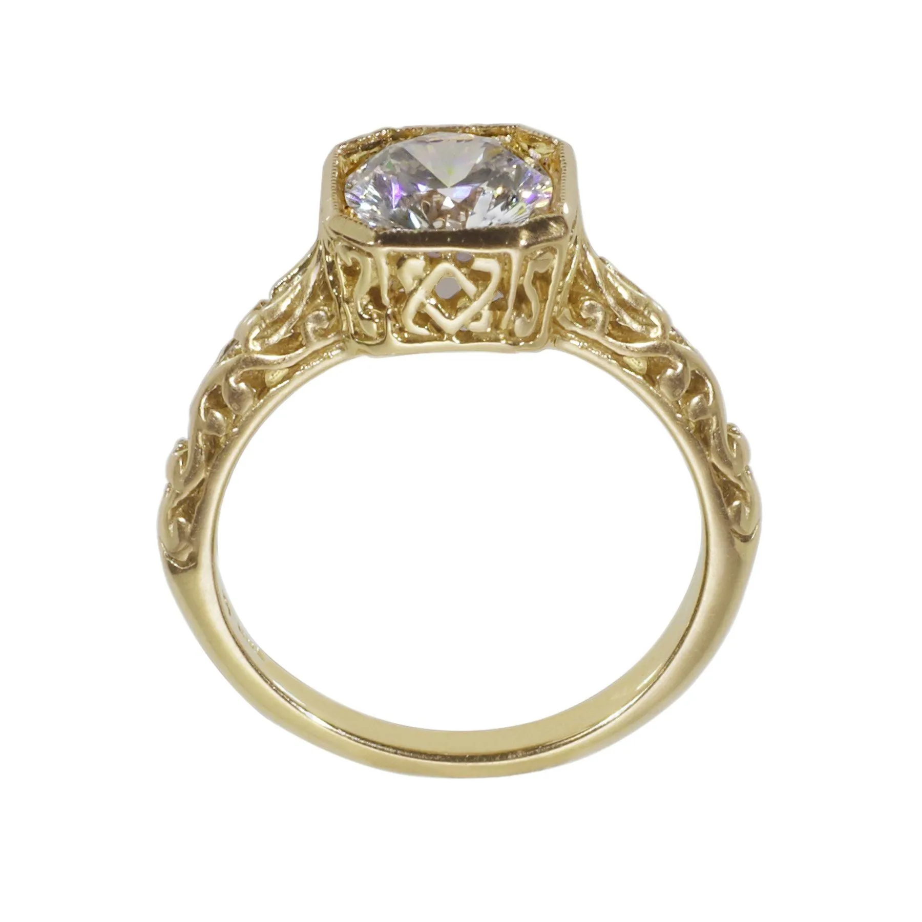 Vintage Reproduction Engagement Ring