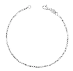 White Gold Mooncut Bracelet